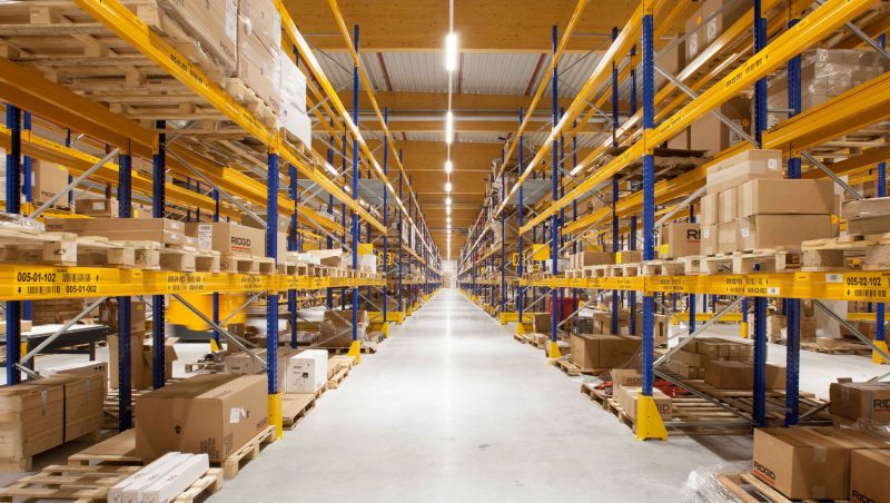Industriebouw voor productie en industrie