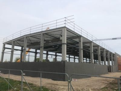 concrete structure hall