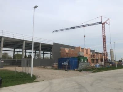 concrete structure hall