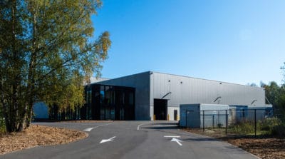 nieuwbouw recyclagebedrijf